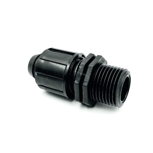 conector tub picurare irritec, conector tub picurare dn16, vand conector picurare filet ext