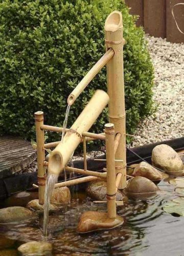 decoratiuni iaz, decoratie pentru iaz, fantana decorativa pentru iaz, fantana arteziana, fantana arteziana ubbink, fantana arteziana ubbink bamboo