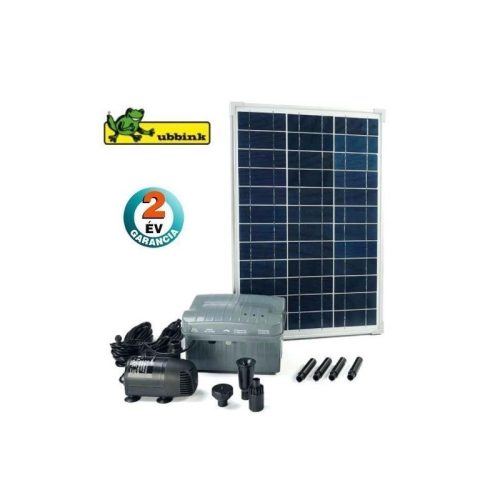 Ubbink SolarMax 1000, set de fantana solara, fantana solara cu acumulator