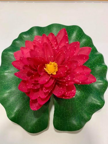 Nufar plastic mare 20cm, Rosu