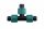 Teu banda picurare 17x17x17mm, teu pentru banda de picurare, teu banda picurare