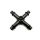 Fiting cruce 6x6x6 cu nervuri