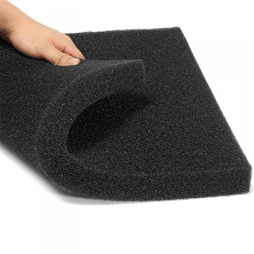 Burete de filtrare iaz, negru (50x50x5cm) PPI30, burete de filtrare acvariu, bureti de filtrare iaz, burete pentru filtru, Burete pentru filtre de iaz de d, Burete filtrare si oxigenare apa