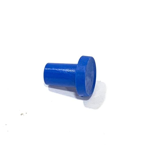 Mufă oarbă pentru conector conic intern 5.5, albastru