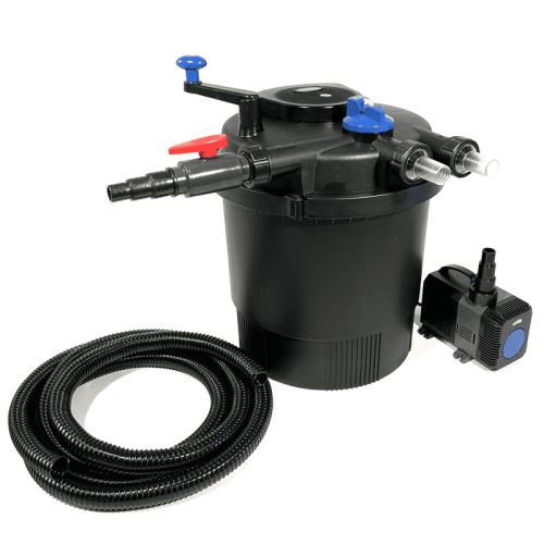 filtru gravitational, Set filtrare iaz subpresiune CPF, CPF 20000 set, set filtrare pompa si filtr