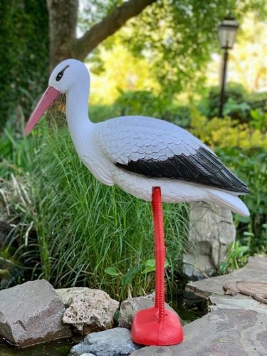 vand figuri de animal, animal salbatic vanzare, vand rata masculin, Barza, Barza 88cm, Barza 88cm (CS)