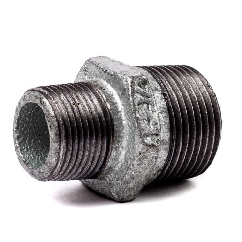 Niplu redus, Niplu redus din fonta, Niplu redus din fonta zincata, niplu redus cu filet exterior, niplu redus 2/1