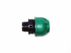 fitinguri verde, fitinguri irigare, racord compresiune PEHD, fitinguri pentru conducte PEHD, Racord compresiune FE 90 x 2 1/2, racord compresiune 90mm, mpe 90x2 1/2, racord compresiune pentru teava