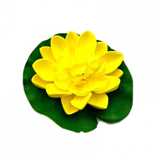 Nufar plastic mare 18cm, Nufar plastic mare galben
