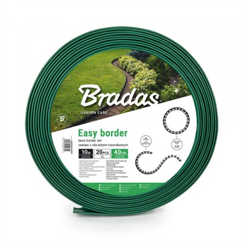 Set bordura gradina Easy Border 10m x 4cm verde