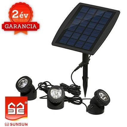 SunSun BSV-SL318C cu panou solar, Iluminare iaz SL318C cu panou so